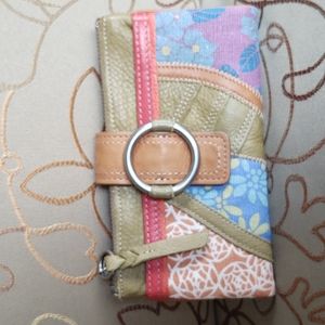 Fossil Leather and Fabric Wallet